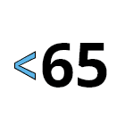 <65